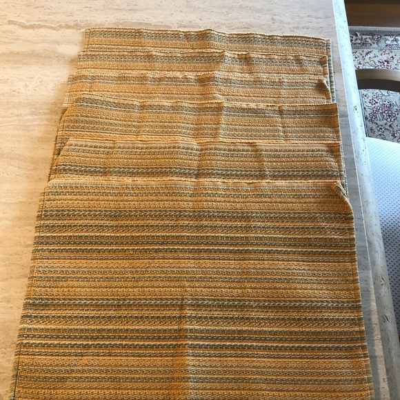Other - NWOT Striped Cotton Table Mats- Set of 6